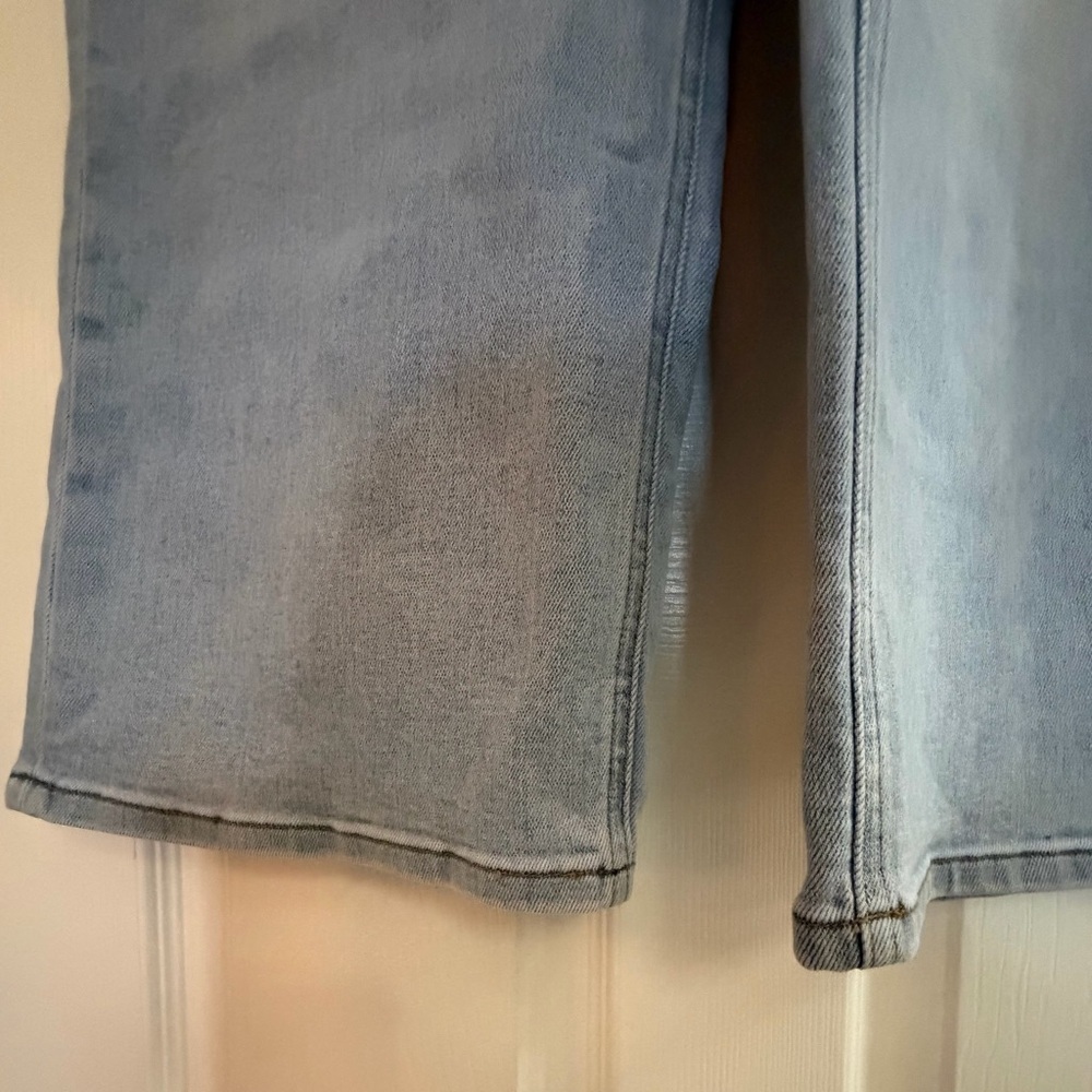 ONESO-Women NWOT Sky Blue Wide Leg Jeans Size 26 - Picture 4 of 9